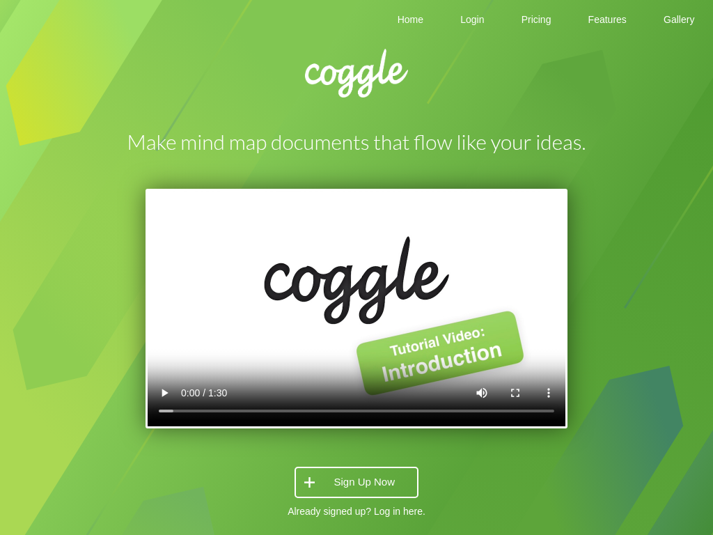 Screenshot for Coggle