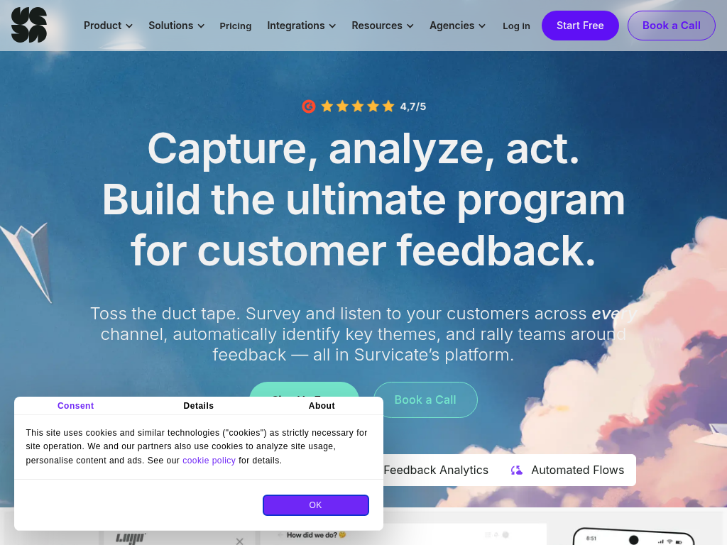 Screenshot for Survicate