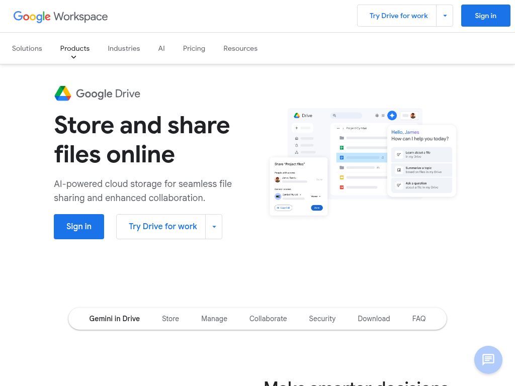 Screenshot for Google Drive