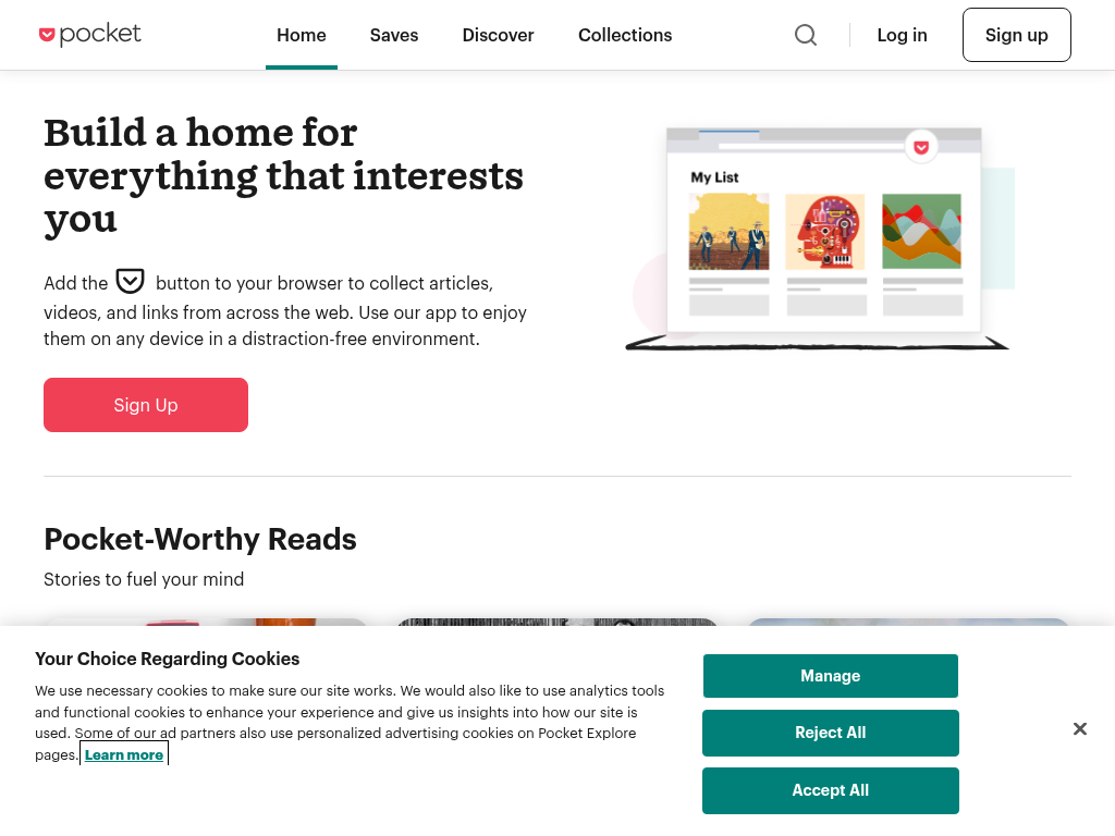 Screenshot for Pocket
