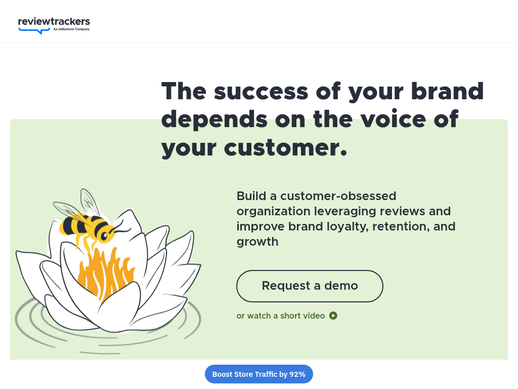 Screenshot for ReviewTrackers